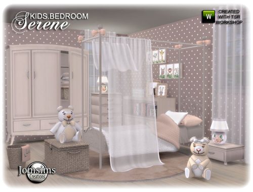 Serene kids bedroom