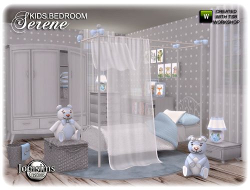 Serene kids bedroom