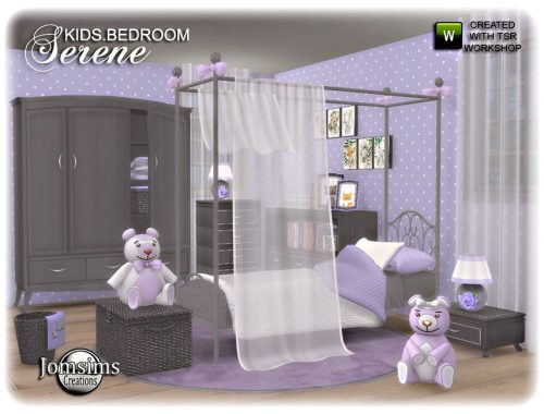 Serene kids bedroom