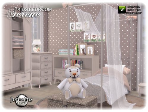 Serene kids bedroom