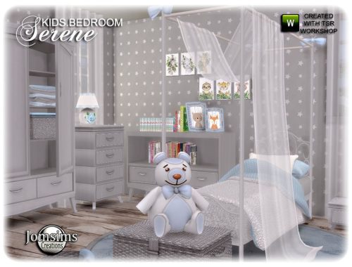 Serene kids bedroom