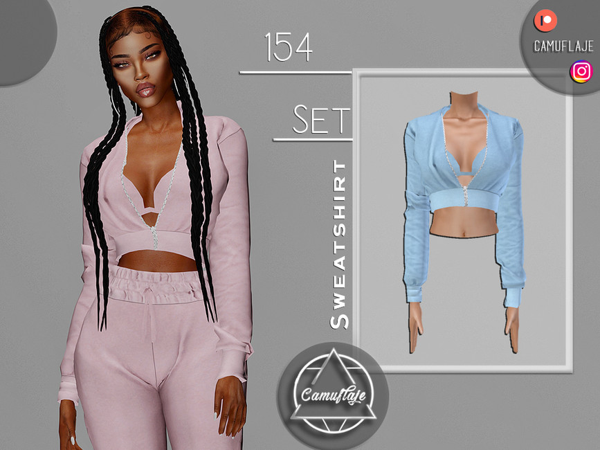 SET 154 - Sweatshirt - The Sims 4 Catalog