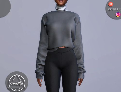 SET 185 - Sweatshirt & Turtleneck