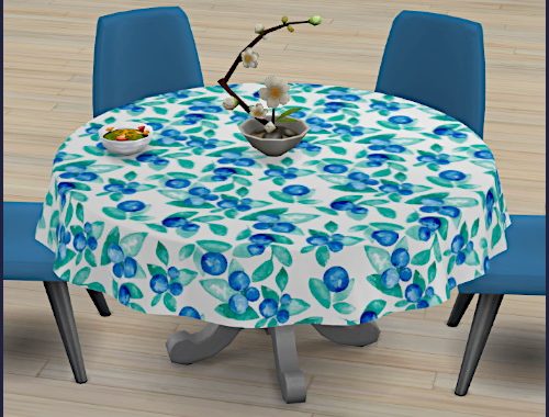 Set Tablecloth Mary at CappusSims4You