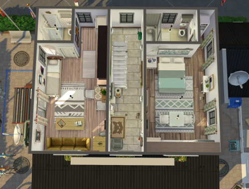 Shabby Apartment House // Train Station // no CC