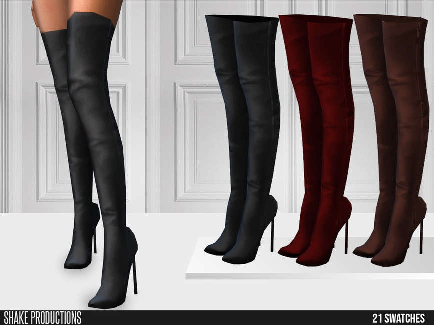 ShakeProductions 598 - High Heel Boots - The Sims 4 Catalog