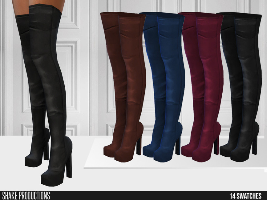 ShakeProductions 607 - High Heel Boots - The Sims 4 Catalog