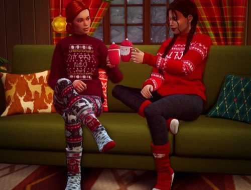 Sharing Christmas Pose Pack at Katverse
