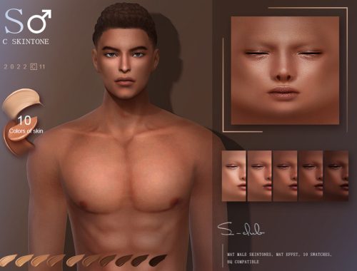 Shine colorful male skintone by S-CLUB