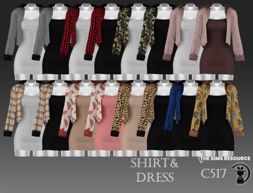 Shirt+Dress C517
