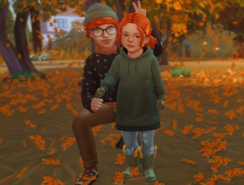 Siblings Pose Pack at Katverse