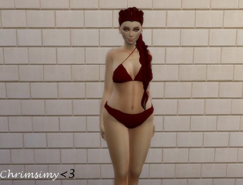 Side Tied Swimsuit