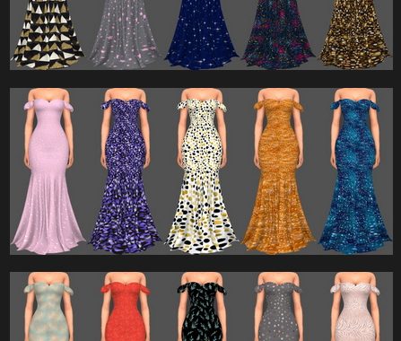 Sifix Dress Recolors Part 1 at Annett’s Sims 4 Welt