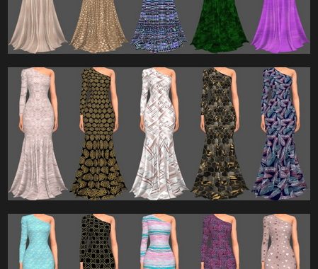 Sifix Dress Recolors Part 1 at Annett’s Sims 4 Welt