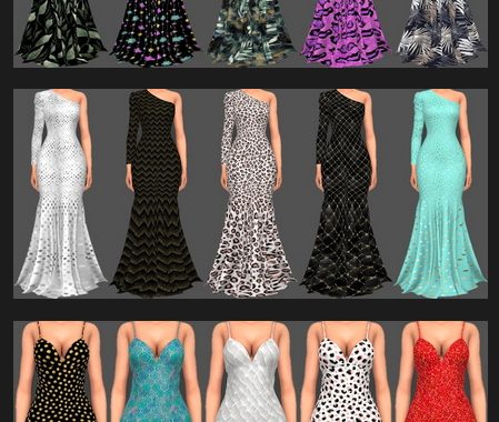 Sifix Dress Recolors Part 1 at Annett’s Sims 4 Welt