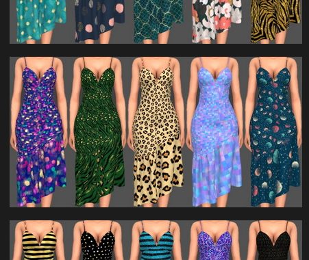 Sifix Dress Recolors Part 1 at Annett’s Sims 4 Welt