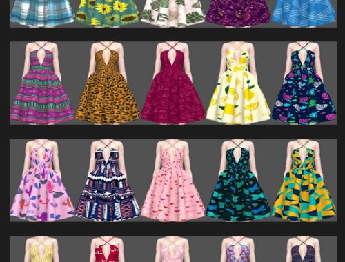 Sifix Dresses Recolors Part 3 at Annett’s Sims 4 Welt