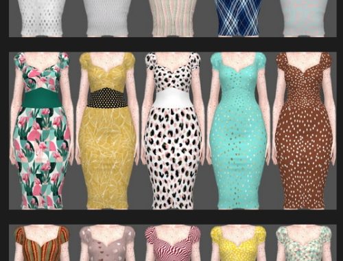 Sifix Dresses Recolors Part 3 at Annett’s Sims 4 Welt