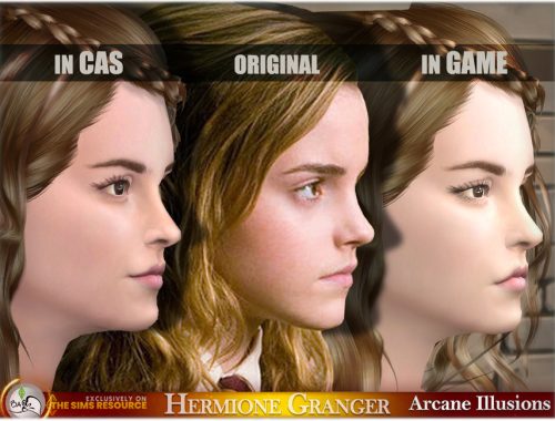 SIM Hermione Granger - ArcaneIllusions - TSR only CC
