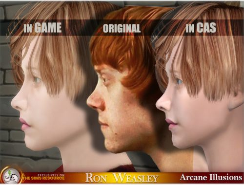 SIM Ron Weasley - ArcaneIllusions - TSR only CC