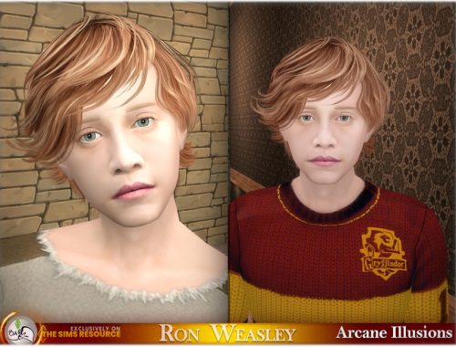 SIM Ron Weasley - ArcaneIllusions - TSR only CC