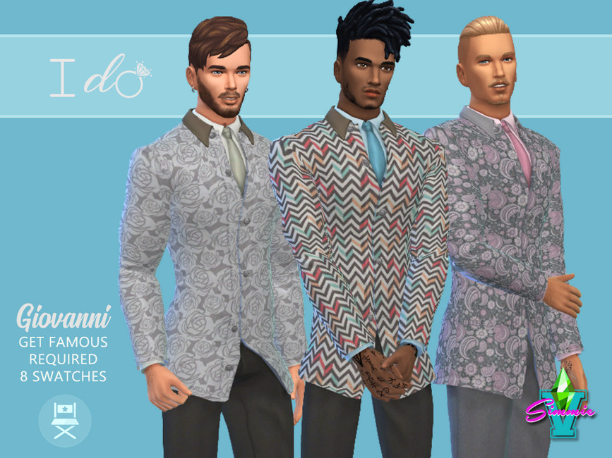 SimmieV I Do Giovanni Outfit - The Sims 4 Catalog