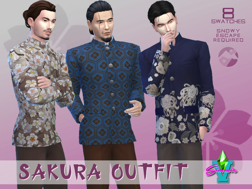 SimmieV Sakura Outfit - The Sims 4 Catalog