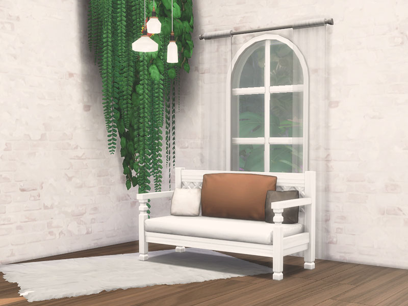 Simple Mahogany Bench Recolor - Image 2