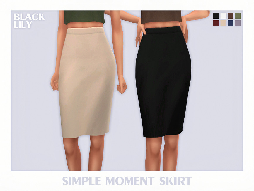 Simple Moment Skirt - The Sims 4 Catalog