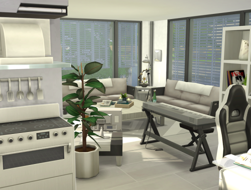 Sims 4 // Modern Tiny Bungalow // No CC
