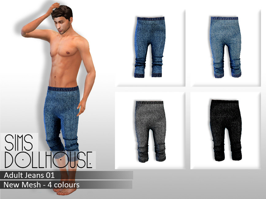 Sims Dollhouse - Jeans 01 (Adult) - The Sims 4 Catalog