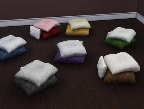Damask pillow chair