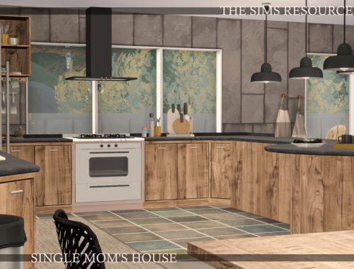 Single Mom's House | CC only TSR