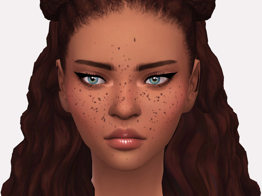 Siri Fullface Freckles - The Sims 4 Catalog