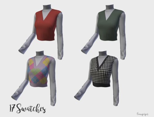 Sleeveless Sweater - TP393