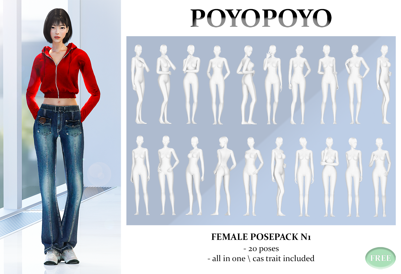 Best Sims 4 Model Pose Packs (Male + Female) – FandomSpot