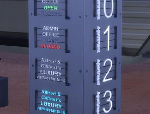 SMB Apartment Sign by shadowwalker777