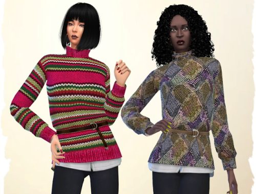 Snow sweater by Chalipo at All 4 Sims