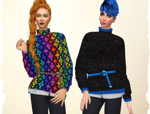 Snow sweater by Chalipo at All 4 Sims
