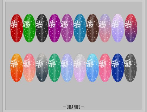 Snowflake Nails