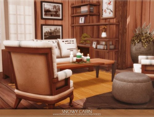 Snowy Cabin
