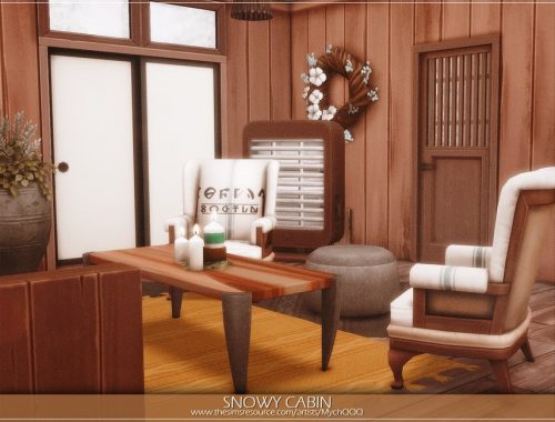 Snowy Cabin
