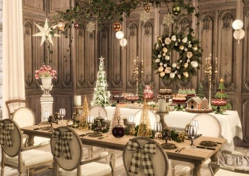 Snowy Christmas Home at Ruby Red