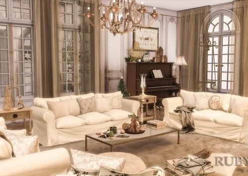 Snowy Christmas Home at Ruby Red