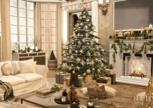 Snowy Christmas Home at Ruby Red