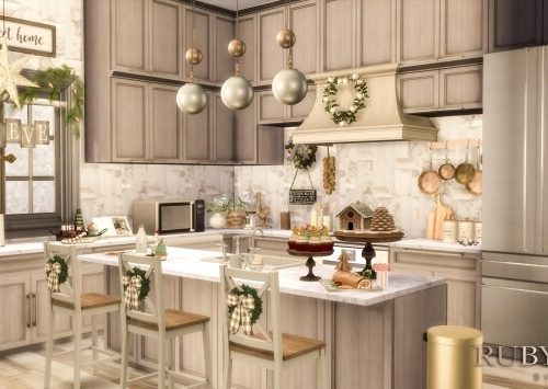 Snowy Christmas Home at Ruby Red