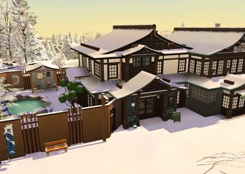 Snowy Escape 5 updated lots for Mt. Komorebi at Simsontherope