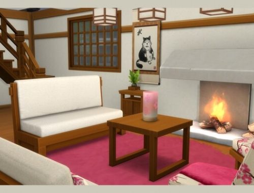 Snowy Escape living room recolors at Deeliteful Simmer