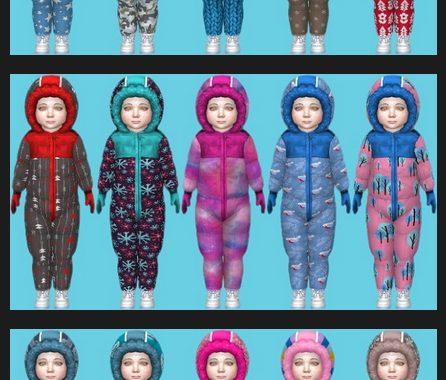 Snowy Escape Toddlers Winter Outfit at Annett’s Sims 4 Welt