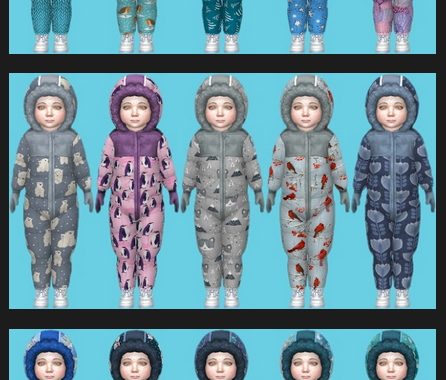 Snowy Escape Toddlers Winter Outfit at Annett’s Sims 4 Welt